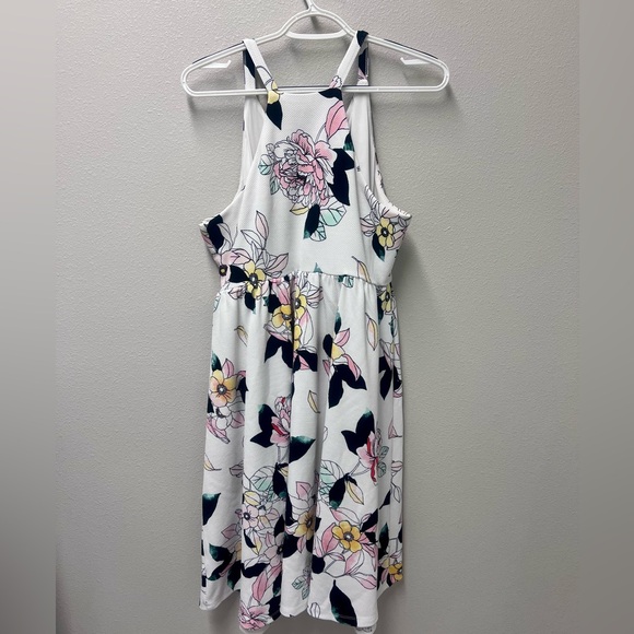 Torrid Halter Floral Skater Dress Size 0 - Picture 4 of 5